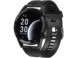 Reloj inteligente para hombre y mujer, Android e iOS, Bluetooth, monitor de ritmo cardíaco, presión arterial, actividad física, deportivo, resistente al agua, Yizhood (negro)