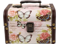 Joyería Retro Sintética Mujer Organizador Joyas Capacidad Protección Almacenamiento Regalo Cumpleaños Fiestas