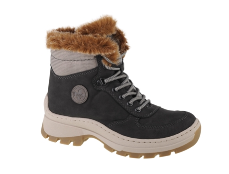Zapatos RIEKER Mujer (Cuero Sintético - Gris - 37)