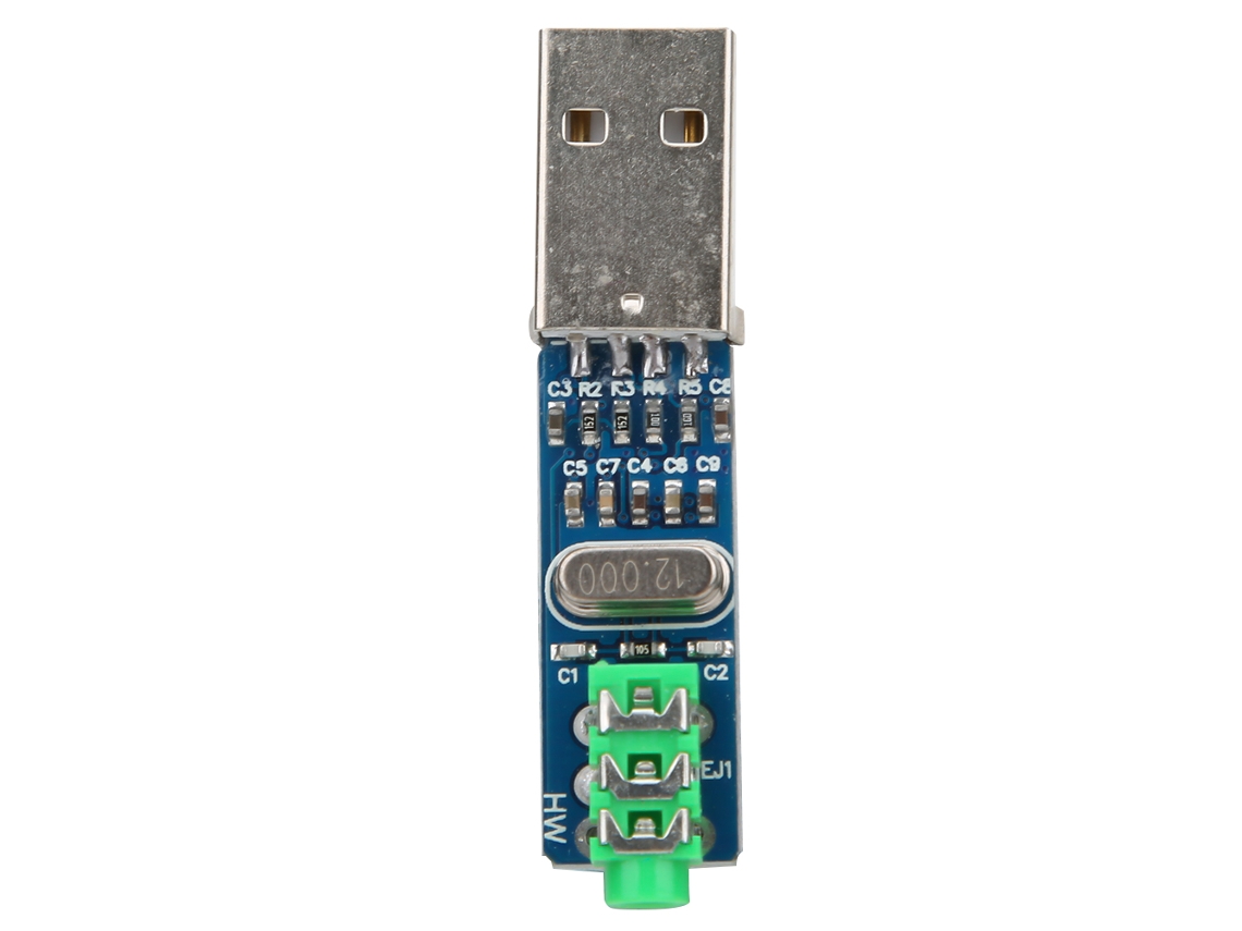 Tarjeta De Sonido Usb Mini Dac Decoder Pcm2704 Placa Analógica Para Pc 5v