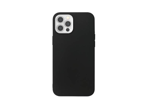 Funda para iPhone 12 Pro Max MYWAY Piel Sintética Textura Suave Negro