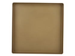 Bandeja De Hornear Cuadrada 28x28x3cm Aluminio Oro Antiadherente Para Pizza Pan