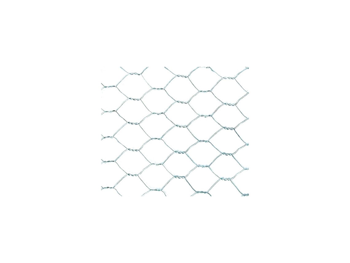 MALLA METALICA HEX./GALV. 19mm - 0,7mm 1x5m