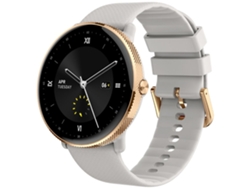 Reloj Inteligente para Hombres y Mujeres Reloj Deportivo Monitoreo de Ritmo Cardíaco Pantalla Grande Llamadas Bluetooth Oro Rosa YEMAESRE