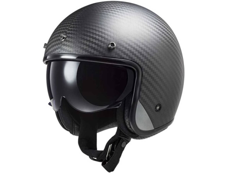 Casco Jet LS2 OF601 Bob Carbon (Talla: XS)