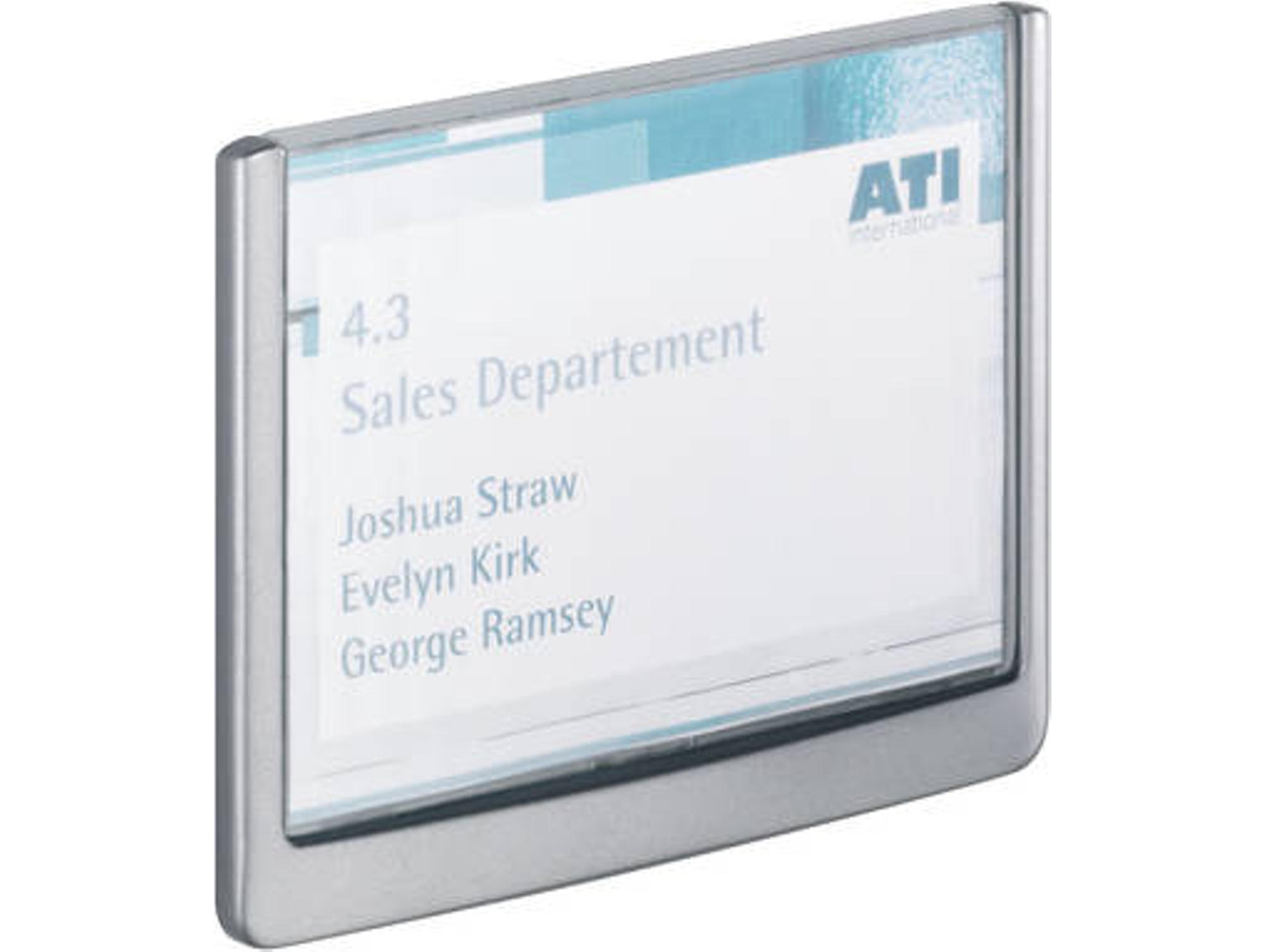 Pizarra de Avisos DURABLE Click Sign (14.9x10.5cm)