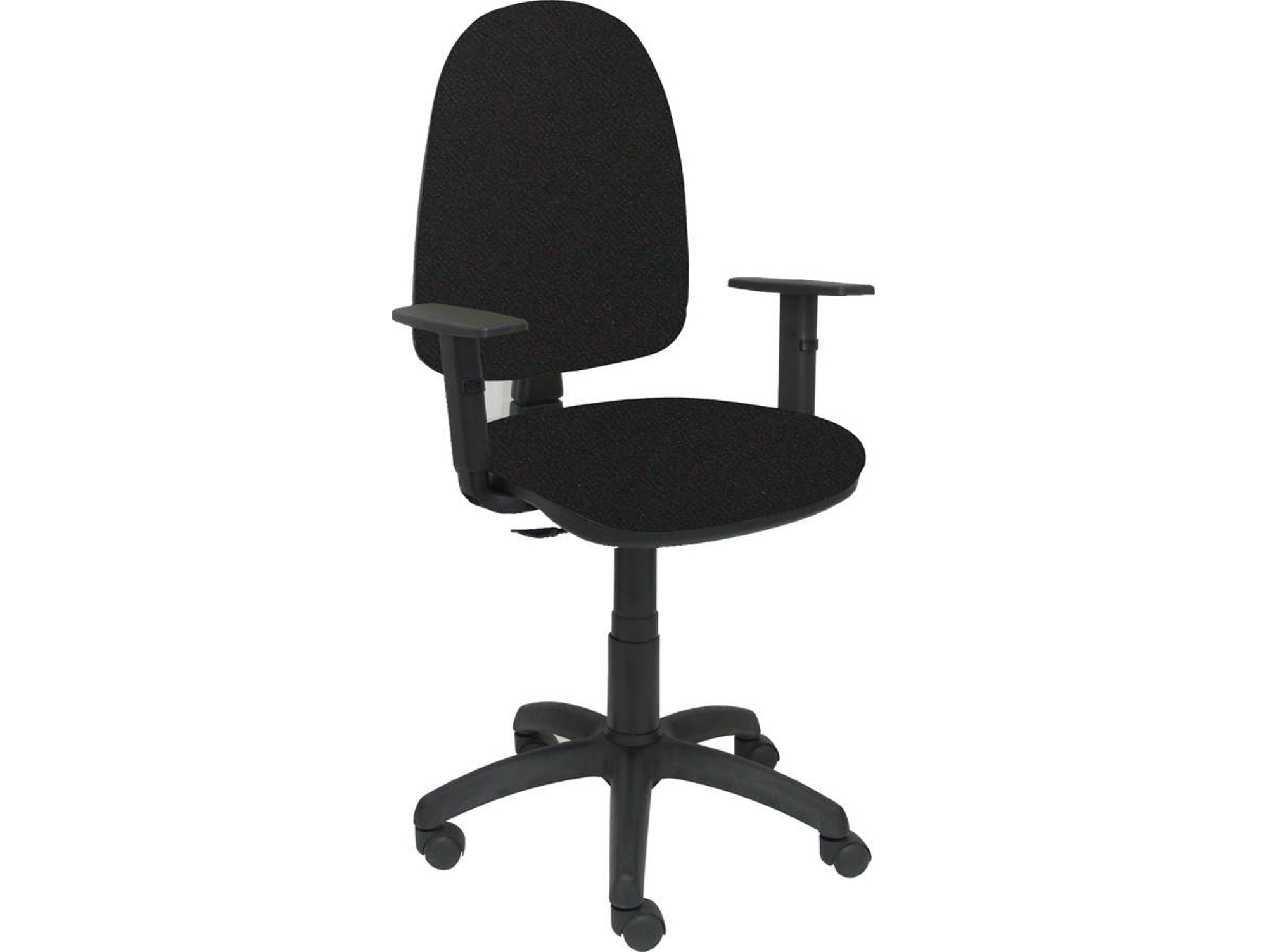 Silla de Escritorio Operativa PYC Ayna Negro BA (Brazos Ajustables - Tejido)