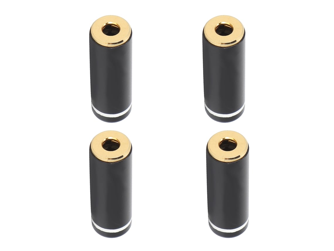 4pcs Conector Jack Fêmea 3 Pinos 3.5mm Para Reparo De Fio De Áudio E Fone De Ouvido Diy