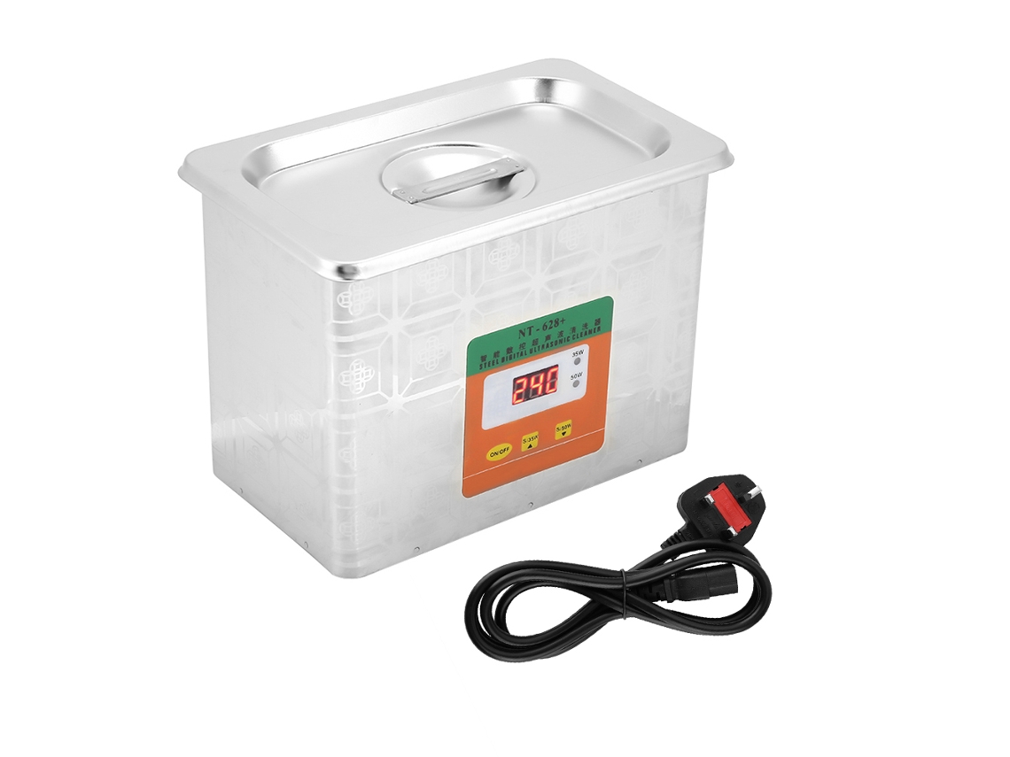 Limpiador ultrasónico digital NT628+ de 35W/50W con función de apagado automático.