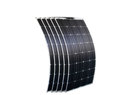 Panel solar flexible de 100 W, alta eficiencia, diseño ligero, panel solar OEM de 500 W