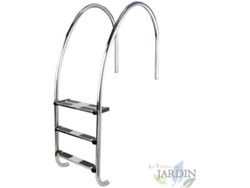 Escalera Para Piscina Con Rebosadero SUINGA (2 Peldaños)