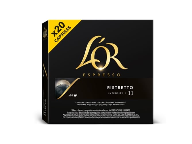Cápsulas de Café Espresso Ristretto Int 11 L'OR