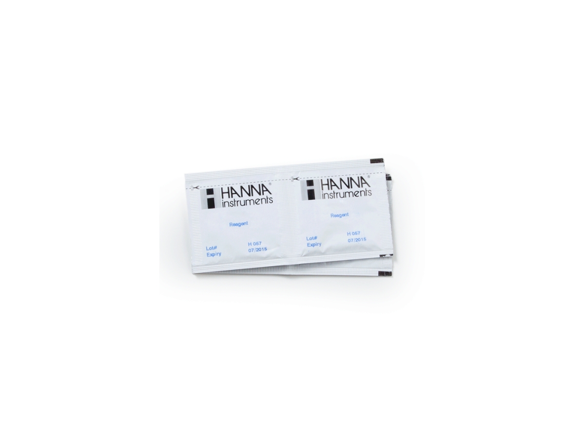 Reactivo Polvo Cloro Libre Dpd HANNA (0.00 a 5.00 Mg/L) - Nº De Test  : 300
