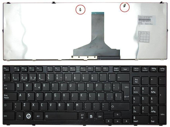 Teclado para Portátil Toshiba P750 P750D P755 P755D Qosmio X770 X775