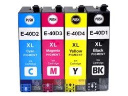 Pack 4 Cartuchos de Tinta GENERICO T40d1(2 3 4) (Multicolor)