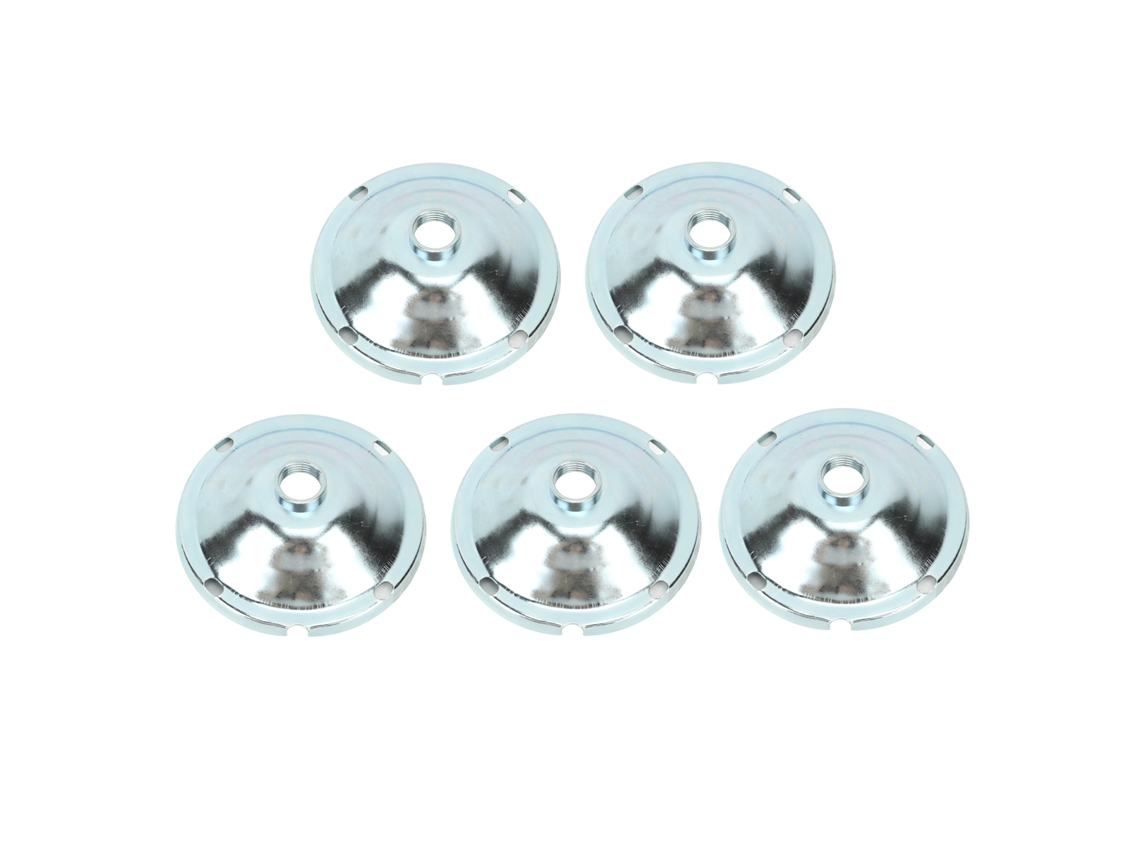 2026-5pcs Abatimiento De Lámpara Industrial De Hierro Para Almacén Fábrica Mina Tuerca Interna G1/2 15cm G1/2