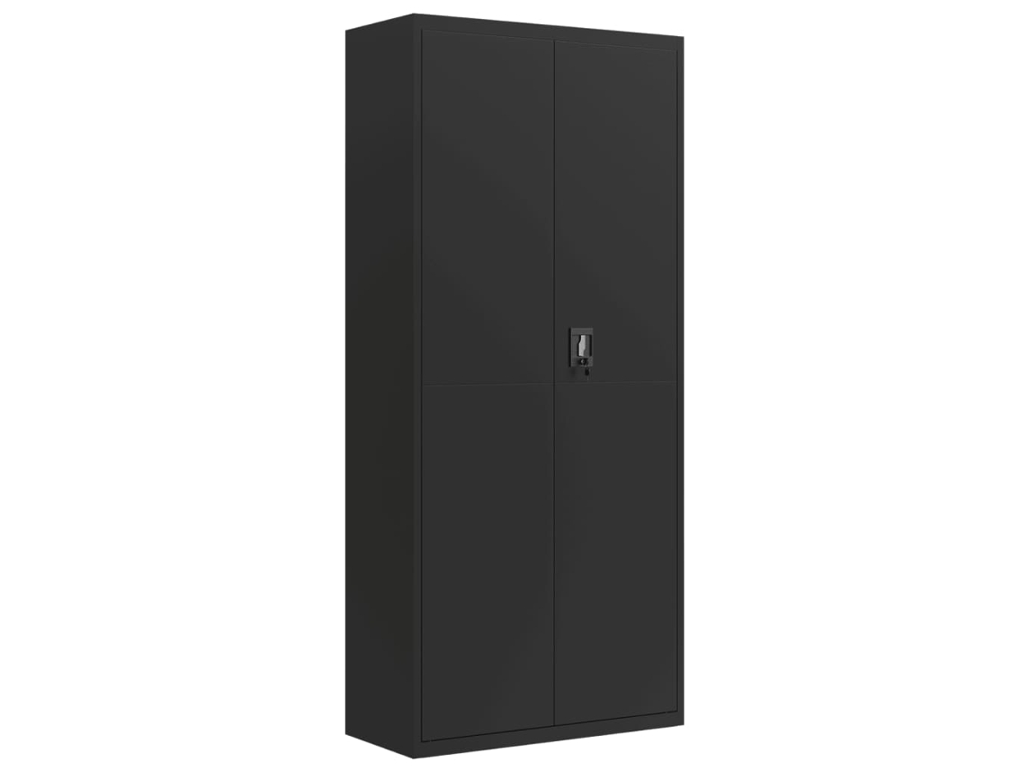 Archivador de acero negro 90x40x200 cm MAISON EXCLUSIVE