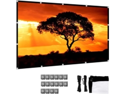 Pantalla De Proyección Portátil Plegable Para Exteriores De 60 A 200 Pulgadas, 16:9/4:3 Hd, Pantalla De