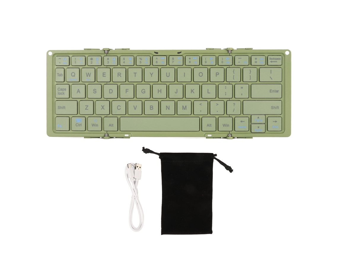 Teclado Bluetooth Inalámbrico De Triple Plegado