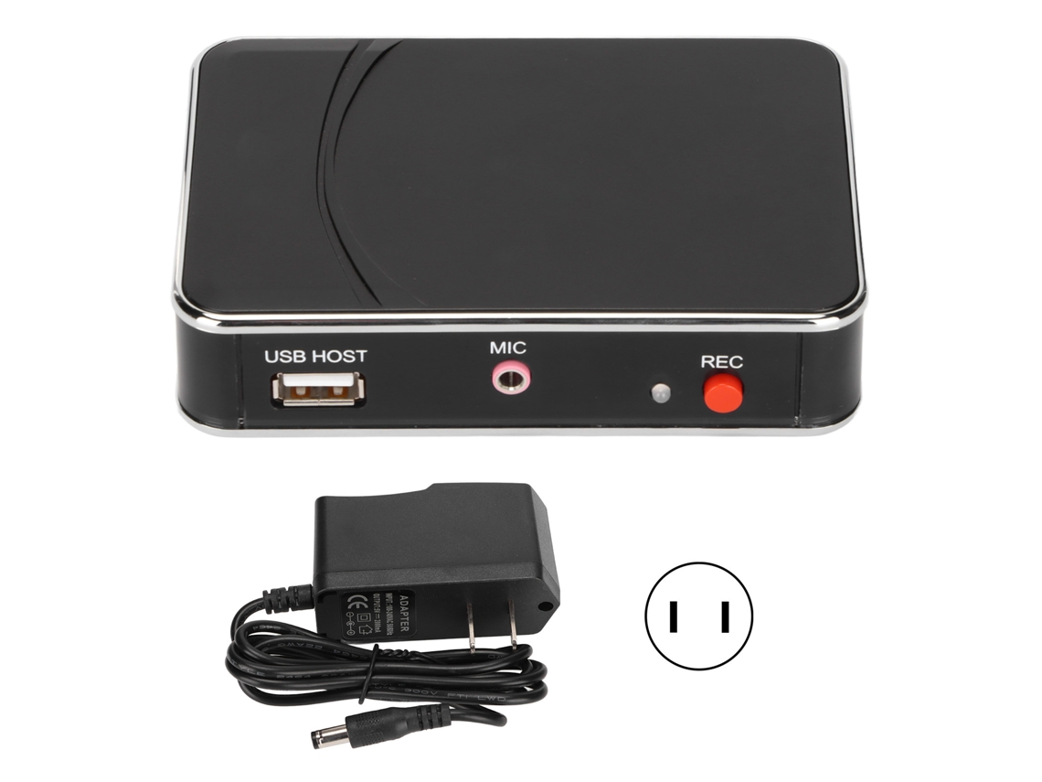 Tarjeta De Captura De Vídeo 1080p Hd Hdmi Usb2.0 Con Entrada De Micrófono Para Ps4 Con Enchufe Estadounidense