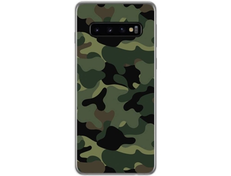 Carcasa Samsung Galaxy S10 Plus TUMUNDOSMARTPHONE Camuflaje Multicolor