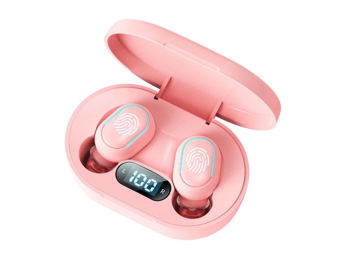 Auriculares Bluetooth True Inalámbrico OHPA M1 (In Ear - Micrófono - Rosa)