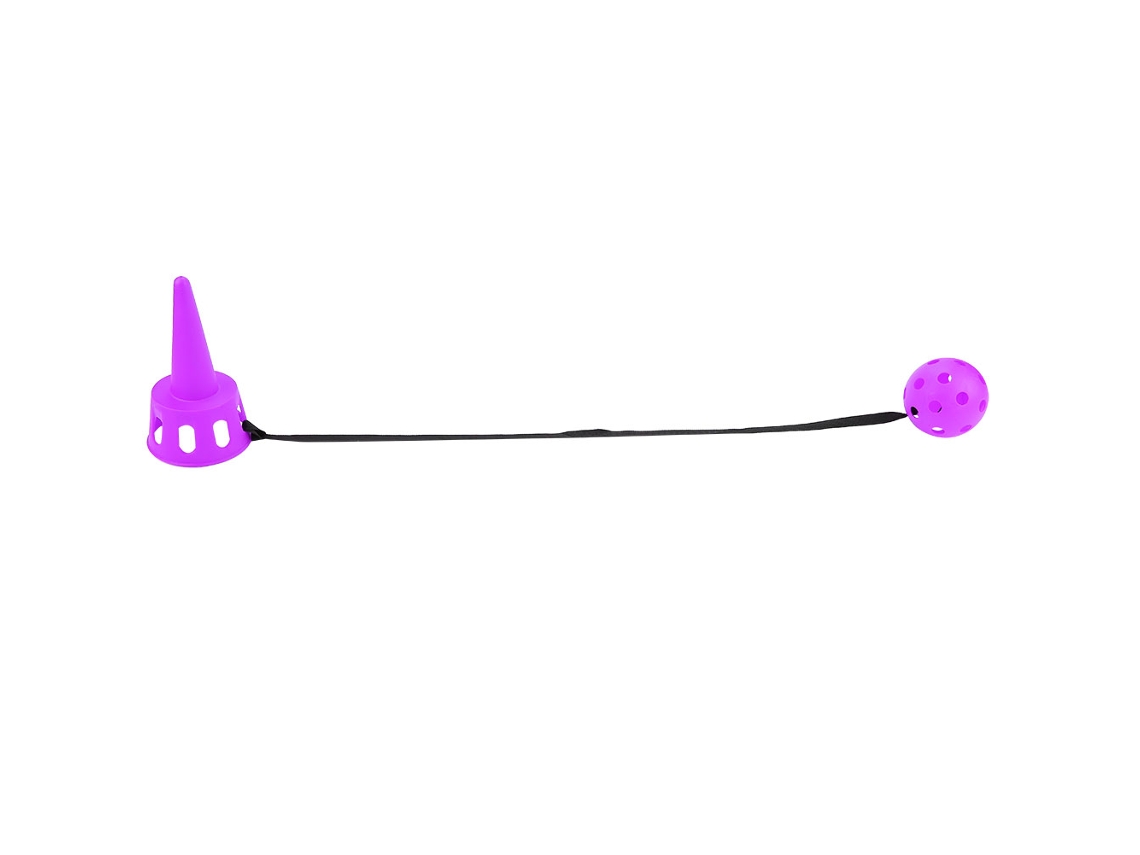 Juego De Lanzar Y Coger Pelotas Para Niños Juguete De Plástico Deportes Interactivos Morado