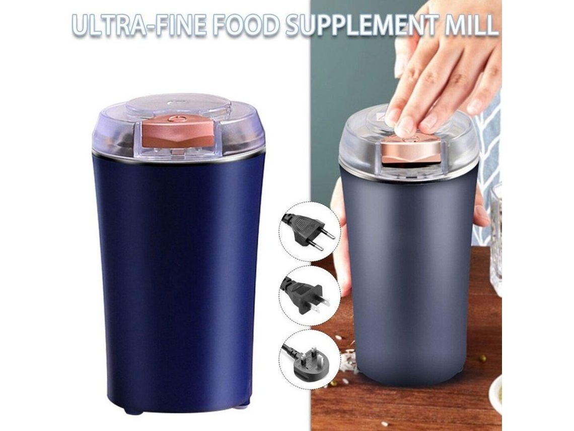 2026-molinillo Eléctrico Portátil De Café, Nueces, Hierbas Y Especias, Acero Inoxidable, 100g, 200w, 110v/220v Enchufe Del Reino Unido