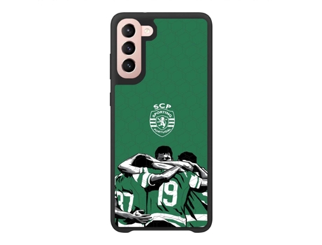 Funda Móvil Oficial Club Lisboa para Samsung Galaxy S21 PHONECASES3D Piel Sintética