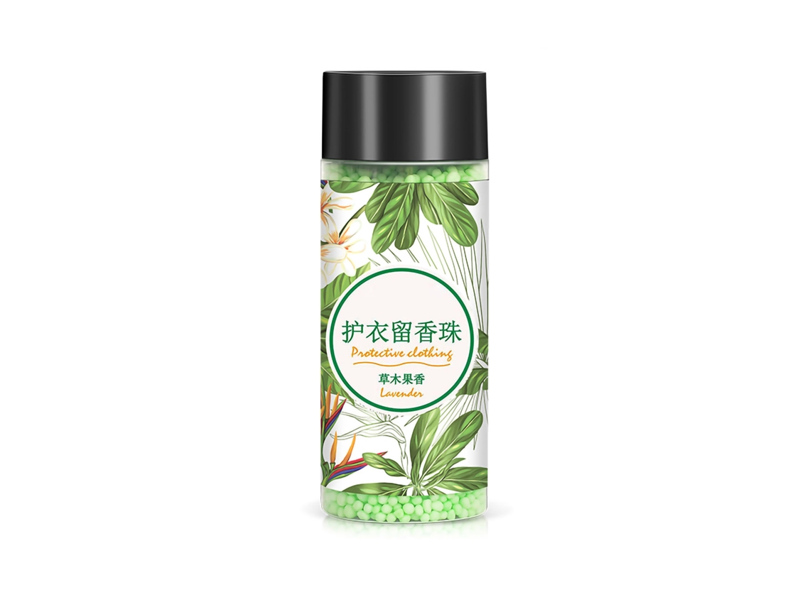 Baok - Extracto natural de plantas, perlas con fragancia herbal y frutal de larga duración, suavizante de telas, artículos de lavandería