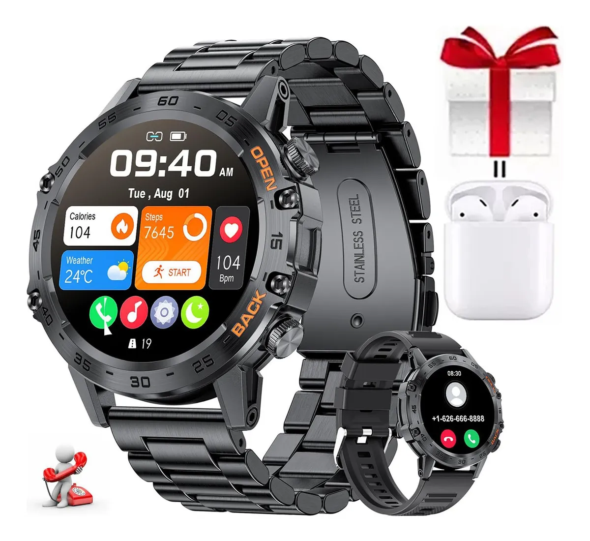 Reloj inteligente para hombre para Xiaomi iOS/smartwatch/ip67vayotoy