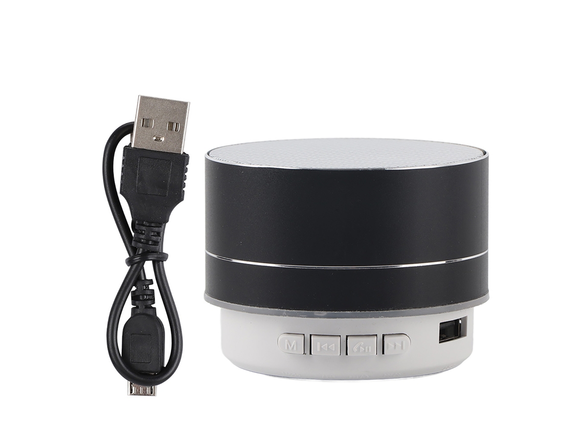 Altavoz Bluetooth Inalámbrico Portátil A10, Altavoz Estéreo Hd Con Cable De Carga.