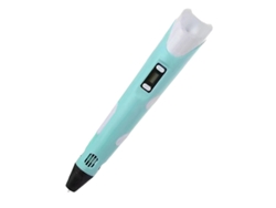 Bolígrafo inteligente 3D SZSMART de Plumas impresas El cable USB de Juguete Interactivo 3M x 3 colores PLA/ABS - Azul