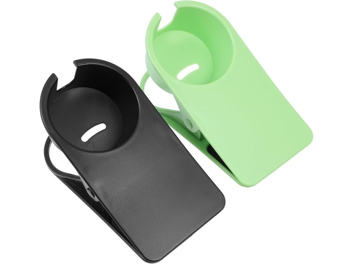 Kit De 2 Suportes De Mesa Para Copos, Leves E Seguros Para Escritório E Casa, Nas Cores Verde E Preta