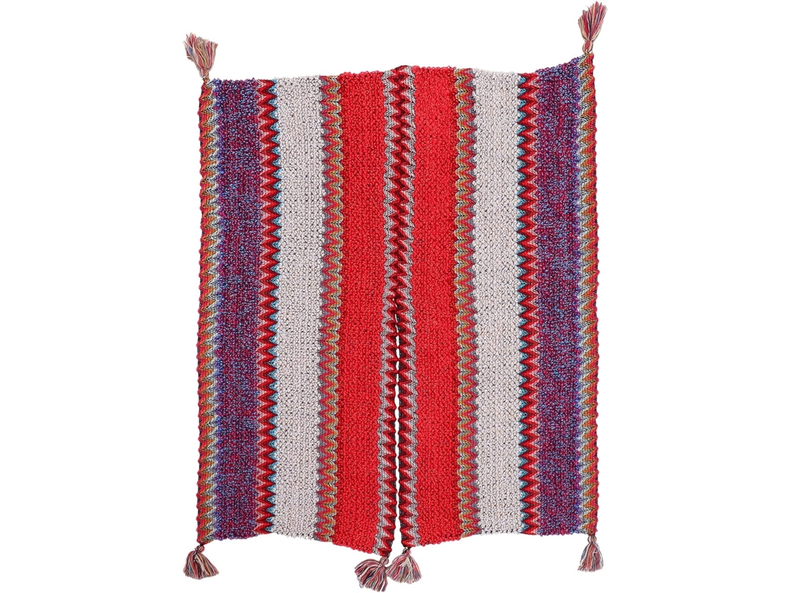 Chal De Mujer Con Estampado Étnico Cálido, Accesorio De Invierno De Tela Suave Y Versátil.