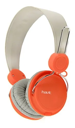 Auriculares con Cable HAVIT H2198D (Micrófono - Naranja)