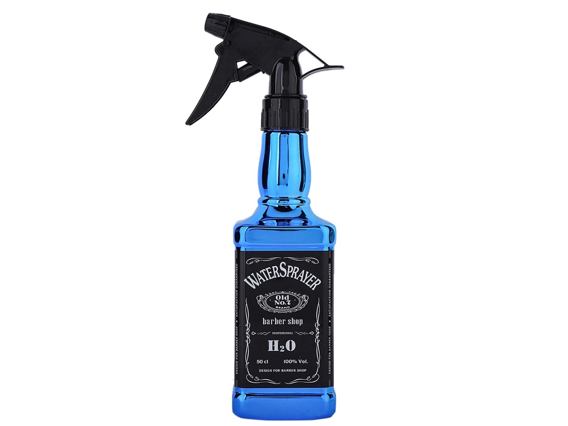 Frasco de spray para cabeleireiro 2026, 500ml, para salão de beleza, barbearia, ferramentas de cabelo, jardim e casa, azul.