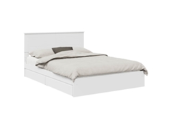 Maison Exclusive - Cama Con Almacenamiento 160 X 200 Cm Madera De Ingeniería