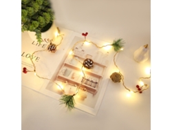 Rebe-luces De Hilos De Cobre Led Piñas Pino Decorativas Creativas Cadenas De Luz Para Fiestas Y Decoración