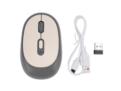 Ratón inalámbrico Bluetooth para ordenador portátil - Gris