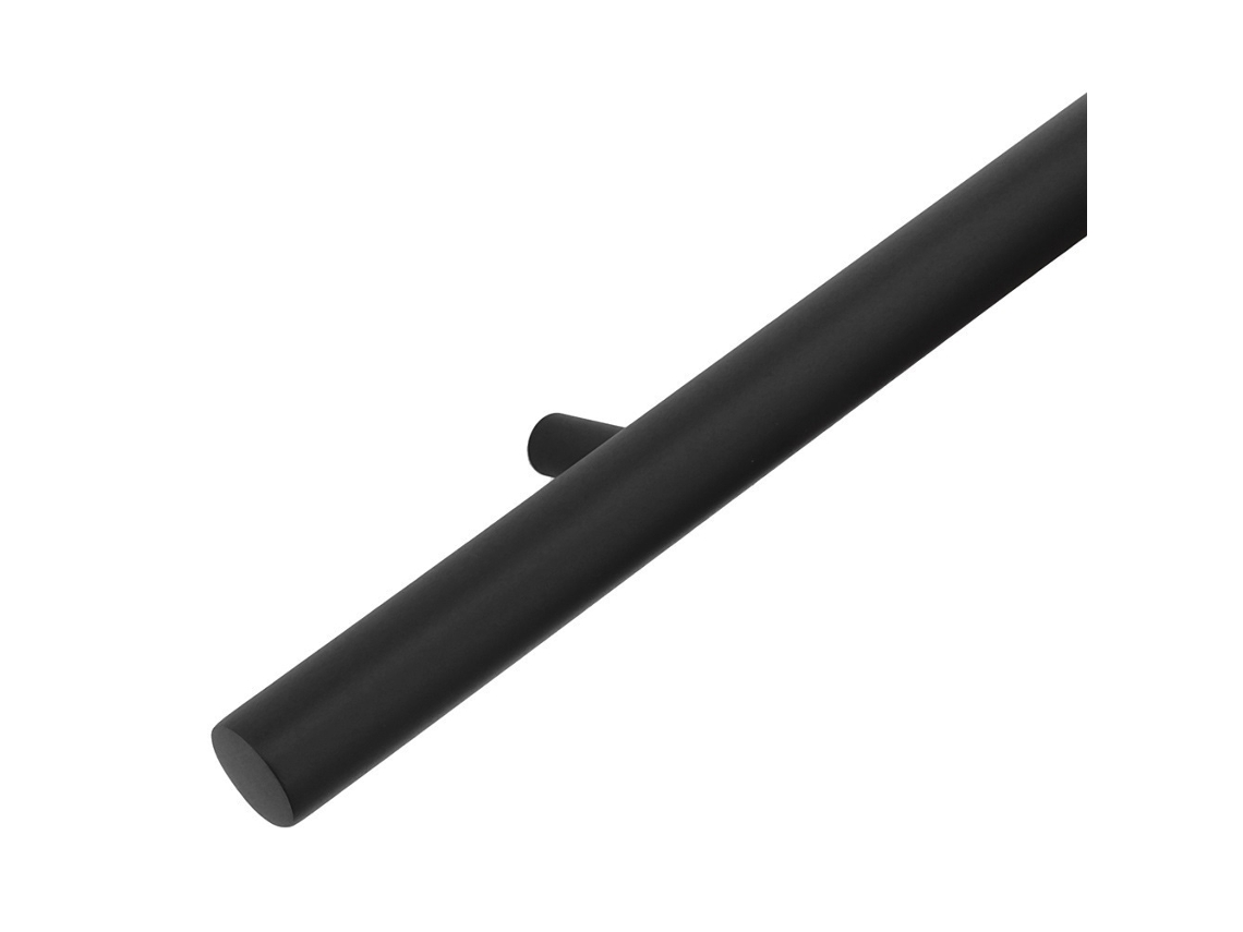 Pasamanos de diseño negro - 60 cm 2 soportes IVOL