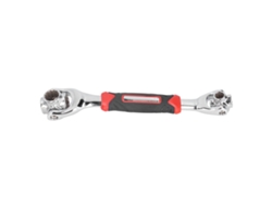 Llave De 8 En 1 Multifunción Rojo Y Negro Herramienta Manual Portátil Para Mantenimiento Eléctrico