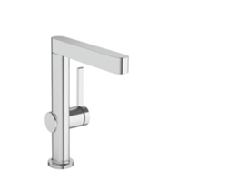 HANSGROHE Finoris Mezclador monomando de lavabo 230 con caño giratorio y desagüe de apertura a presión, proyección de 178 mm, 76060, Color: cromado