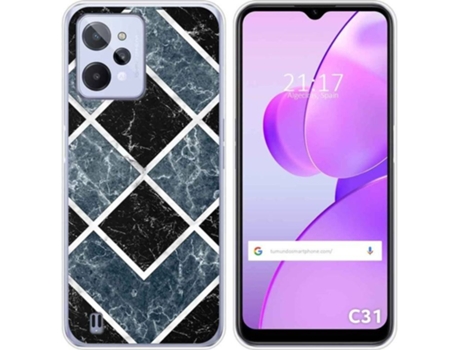 Carcasa para Realme C31 TUMUNDOSMARTPHONE Dibujos Mármol 06 Multicolor