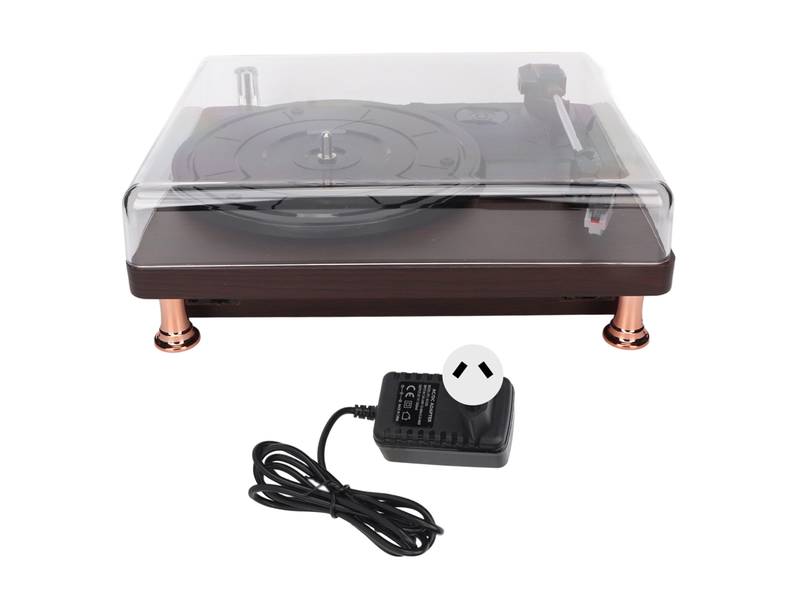 Tocadiscos de vinilo (3 velocidades, 2 altavoces)