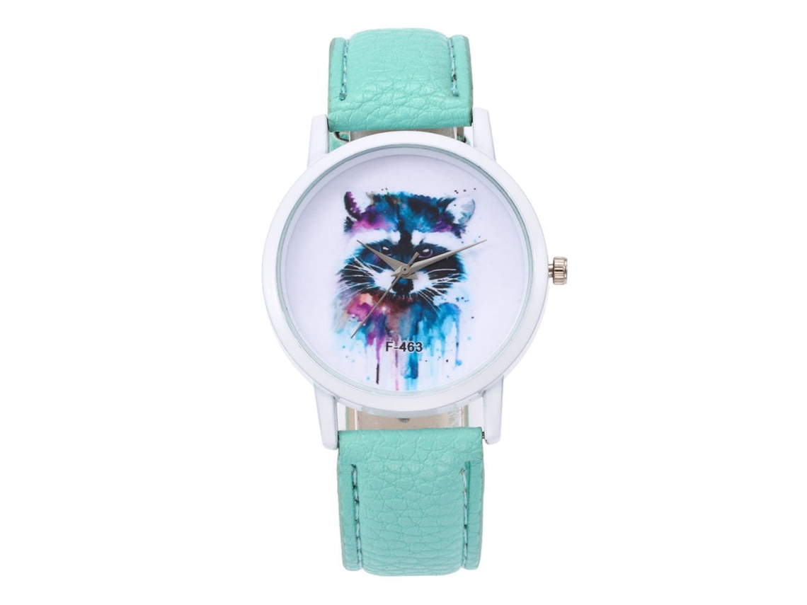 Reloj De Pulsera De Cuarzo Para Mujer Zhoulianfa Con Dial Redondo Y Correa De Cuero Pu (verde Menta)