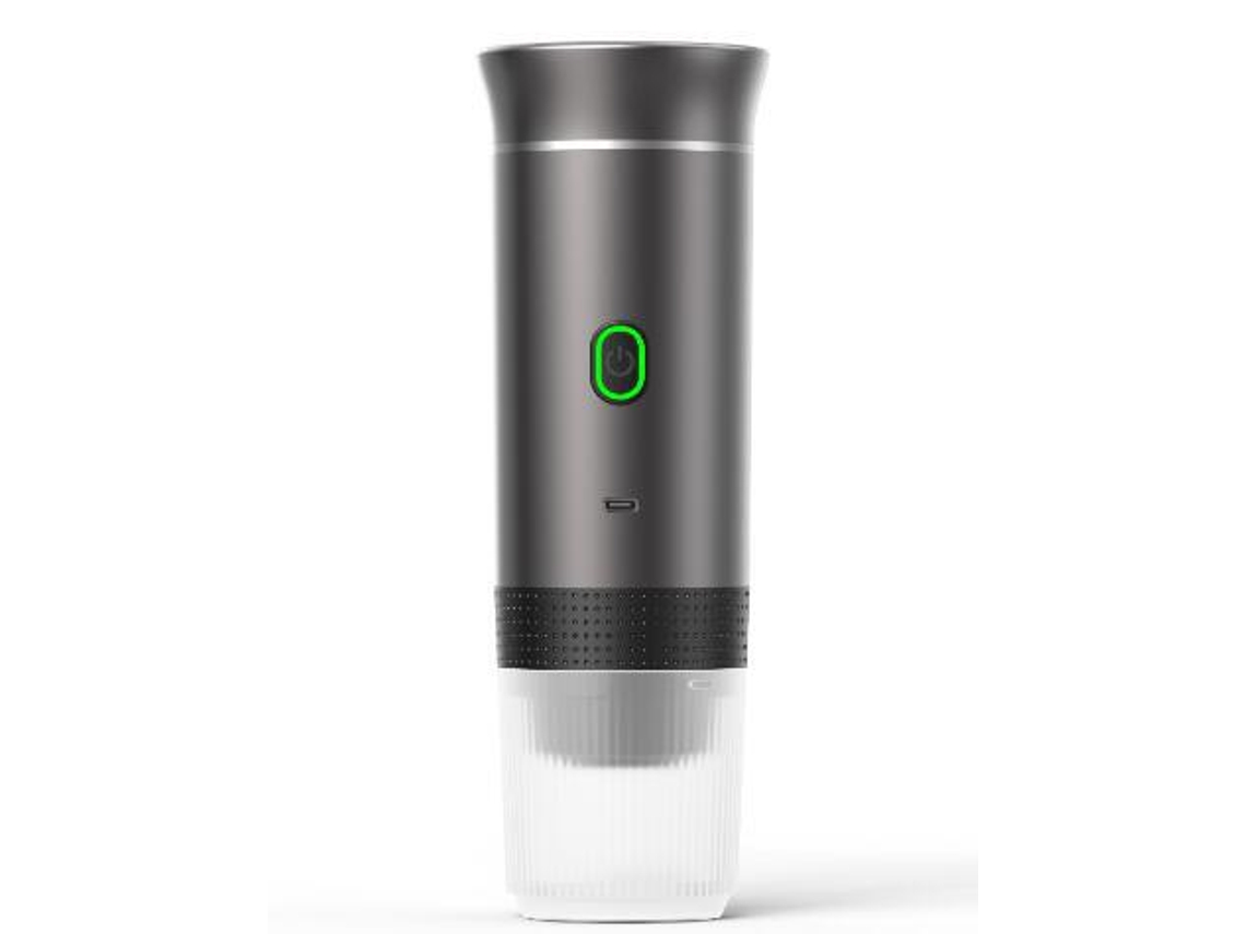 Cafetera Portátil 3 En 1, Eléctrica De Cápsulas Con Un Solo Botón, Autocalentamiento Rápido, Color Gris GERTIZ