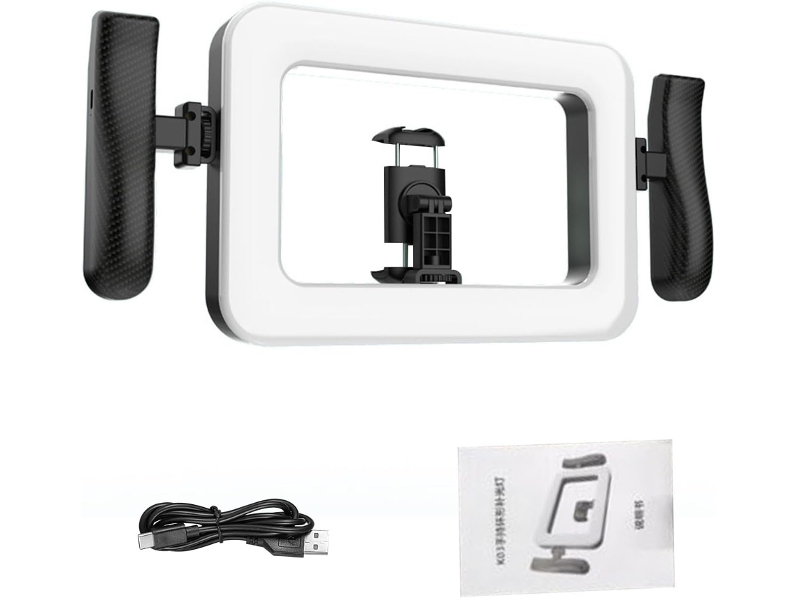 Luz De Vídeo Portátil Ajustable, Luz De Fotografía Bluetooth, Luz De Cámara Remota, Kit De Iluminación