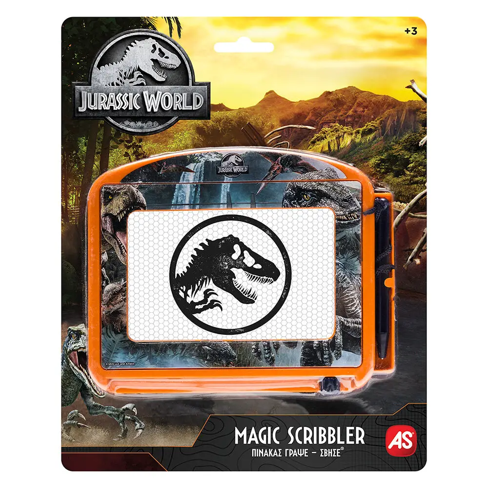 Tablero mágico pequeño de Jurassic World como compañía