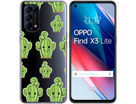 Carcasa Oppo Find X3 Lite TUMUNDOSMARTPHONE Cactus Multicolor